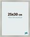 yd. Cadre photo 25x30 cm - MDF - Argent mat - Bologna