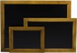 Hendi Krijtbord Wandmodel 30x40cm - Zwart/Hout - Rechthoekig