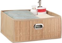 Merkloos Relaxdays Opbergmand Bamboe