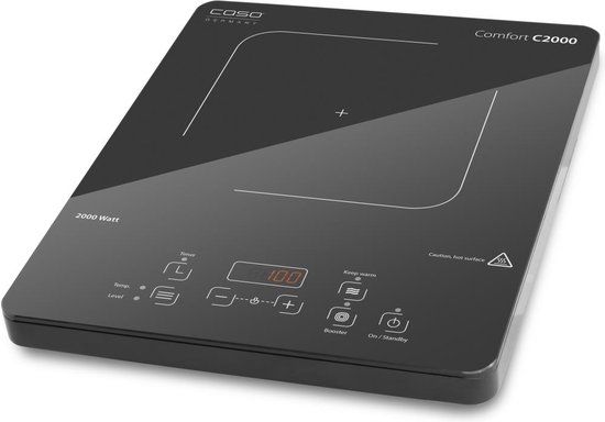 CASO Comfort C2000 - Enkele inductiekookplaat - Zwart