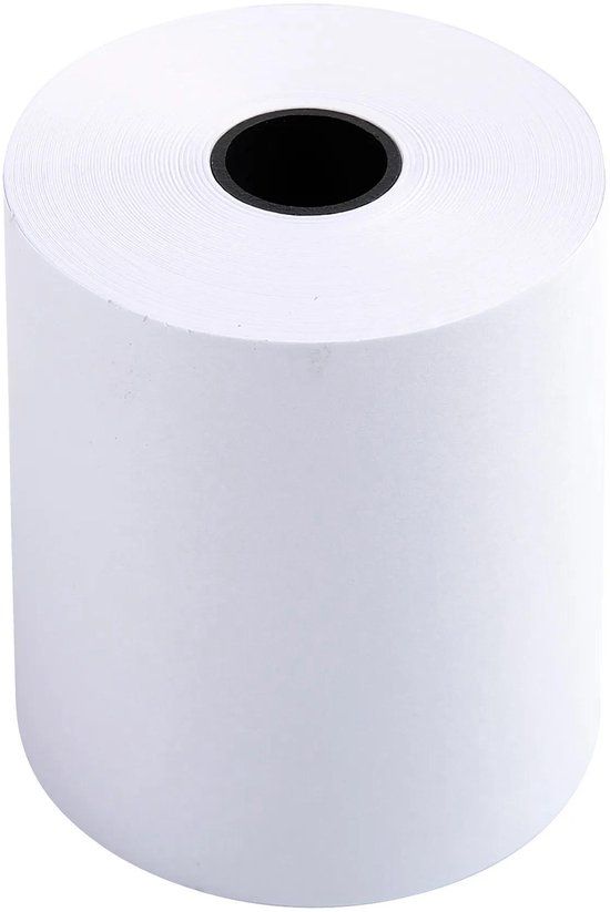 Exacompta 50x Rollen voor rekenmachines 57x50x12x20 - 1 laag offset extra wit 60g/m2 - Wit - 40346E
