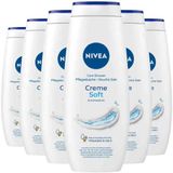 NIVEA Douchegel Creme Soft - 6 x 500 ml - Voordeelverpakking