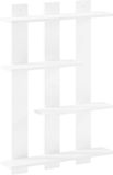 vidaXL Wandplank Wit 61 x 13,5 x 88 cm Bewerkt hout