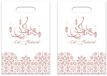 Witbaard Haza-Witbaard 24x stuks Ramadan Mubarak thema feestzakjes/uitdeelzakjes wit/rose goud 23 x 17 cm