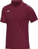 Jako Classico Polo Heren Bordeaux