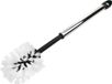 Peggy Perfect brosse WC manche chromé, tête ronde, blanc/noir, 400 mm