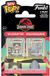 Funko Jurassic Park Bitty POP! Figurine en vinyle 2-pack Velociraptor & Brachiosaurus 2 cm Mini-figurine