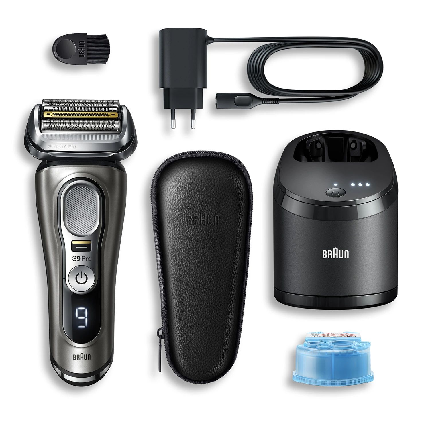 Braun Series 9 Pro 9485cc Elektrisch Scheerapparaat - Zwart/Zilver
