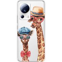 1001 coques Xiaomi Siliconen hoesje compatibel met Xiaomi 13 Lite Grappige Giraf