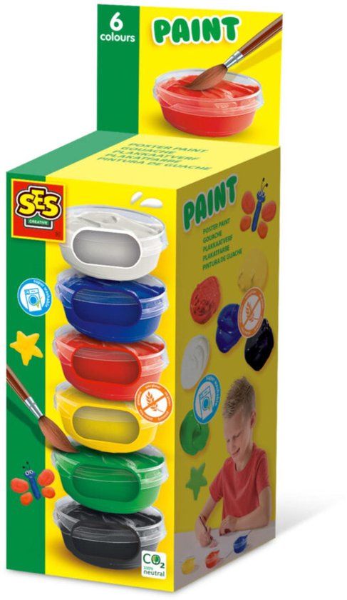 SES Creative Plakkaatverf (6x45ml)