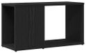 Meuble TV en chêne avec finition noire