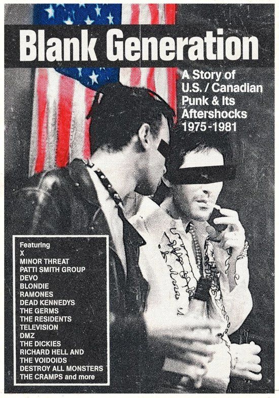 BLANK Cherry Red Records Blank Generation - A Story Of Us/Canadian Punk And Its Aftershocks 1975-1981 5CD Book Set