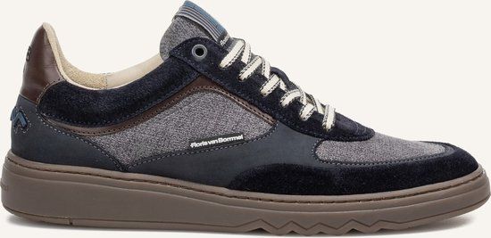 Floris van Bommel Sfm-10256 De Kupster Sneakers - Textiel - Heren - Blauw - Maat 44⅔