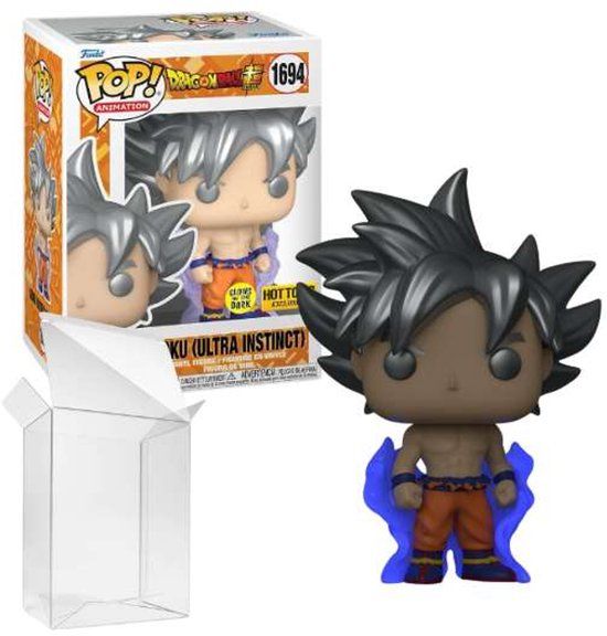 Funko Pop! Animation: Dragon Ball Z - Goku (Ultra Instinct) #1694 GITD Hot Topic Exclusive