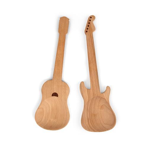 Kikkerland Wooden Guitar Spoon