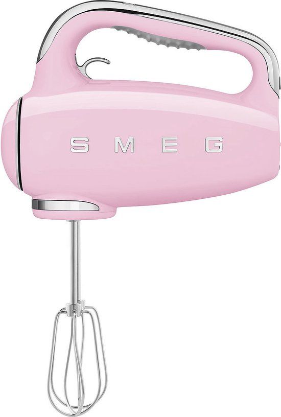 Smeg HMF01PKEU Handmixer - Roze - 250W - 9 Snelheden