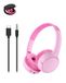 Belkin SoundForm Mini 2 Draadloze Koptelefoon voor Kinderen, On-Ear Bluetooth Headset met microfoon en opberghoes, 55 uur Gebruikstijd, Volume begrensd op 85 dB, voor iPhone/iPad/Tablet/Galaxy - Roze