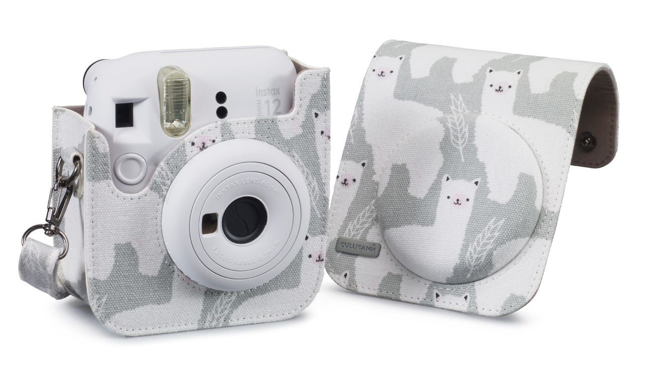 Cullmann RIO Fit 120 Body Case for Fujifilm Instax mini 12 - Grey/White