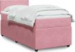 Maison Exclusive - Lit boxspring avec matelas, rose, 90x200 cm, velours
