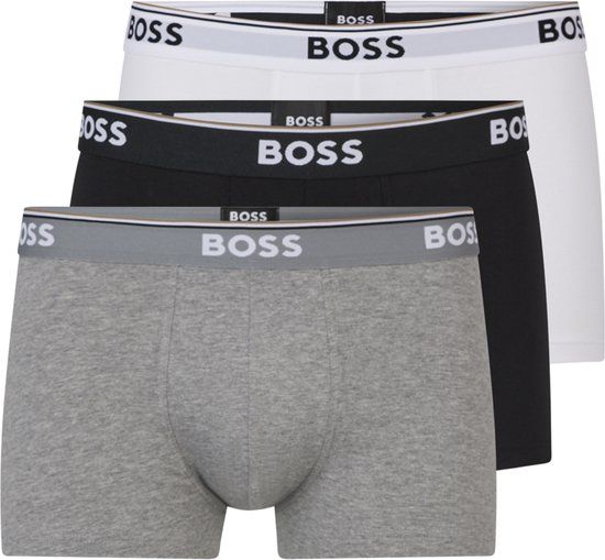 BOSS Boxershorts Power 3-Pack - White - Men's Size L