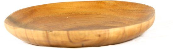 Kinta set van 3 houten borden - 22 cm - fair trade - 8717304052124