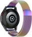 Strap-it Milanees bandje geschikt voor Samsung Galaxy Watch 5 40mm & 44mm / Galaxy Watch 5 Pro / Galaxy Watch 4 40 & 44mm / Galaxy Watch 4 Classic - regenboog