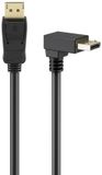 Goobay DisplayPort kabel | haaks/beneden | DP2.1a (10K 60Hz) | UHBR13.5 (54Gbit/s) | 2 meter