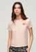 Superdry Sport Luxe T-shirt met grafische print - Dames - T-shirts - Mauve Morn Pink