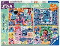 Disney Puzzle 4 x 100 pièces – Stitch – Aloha !