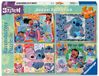 Disney Puzzle 4 x 100 pièces – Stitch – Aloha !