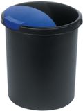 HAN Moon 6 liter afvalbakinzet met deksel, blauw