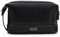 GUESS toilettas Boston Necessaire Black zwart