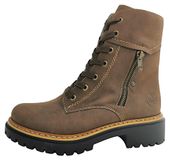 Rieker Bottes de randonnée pour femme Marron à lacets Style décontracté