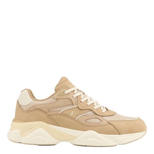 Bench chunky imitatieleren sneakers - beige