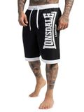 LONSDALE Zwemshorts 'Clennell' zwart / wit
