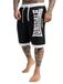 LONSDALE Zwemshorts 'Clennell' zwart / wit