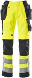 Mascot Pantalon Safe Supreme avec poches holster 15531-860 - jaune fluo/bleu marine foncé - C46 - 76
