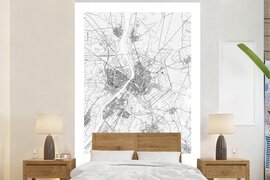 Nr1Wallpaper Behang - Fotobehang Stadskaart Venlo - Breedte 195 cm x hoogte 300 cm