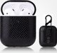 By Qubix AirPods 1/2 hoesje PU Leer Slangenleer - Zwart
