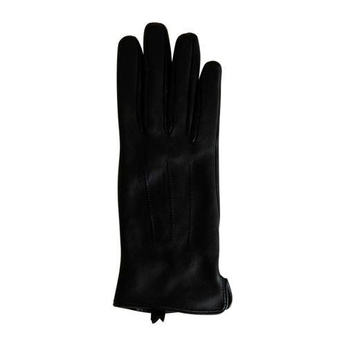 PIECES leren handschoenen PCNELLIE zwart