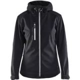 Blaklader Dames softshell jack 4919-2517 - Vrouwen - Zwart/Zilver - M