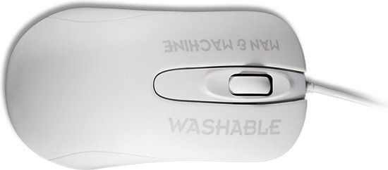 Man & Machine C Mouse - White - Ambidextrous - Laser - 1000 DPI - USB