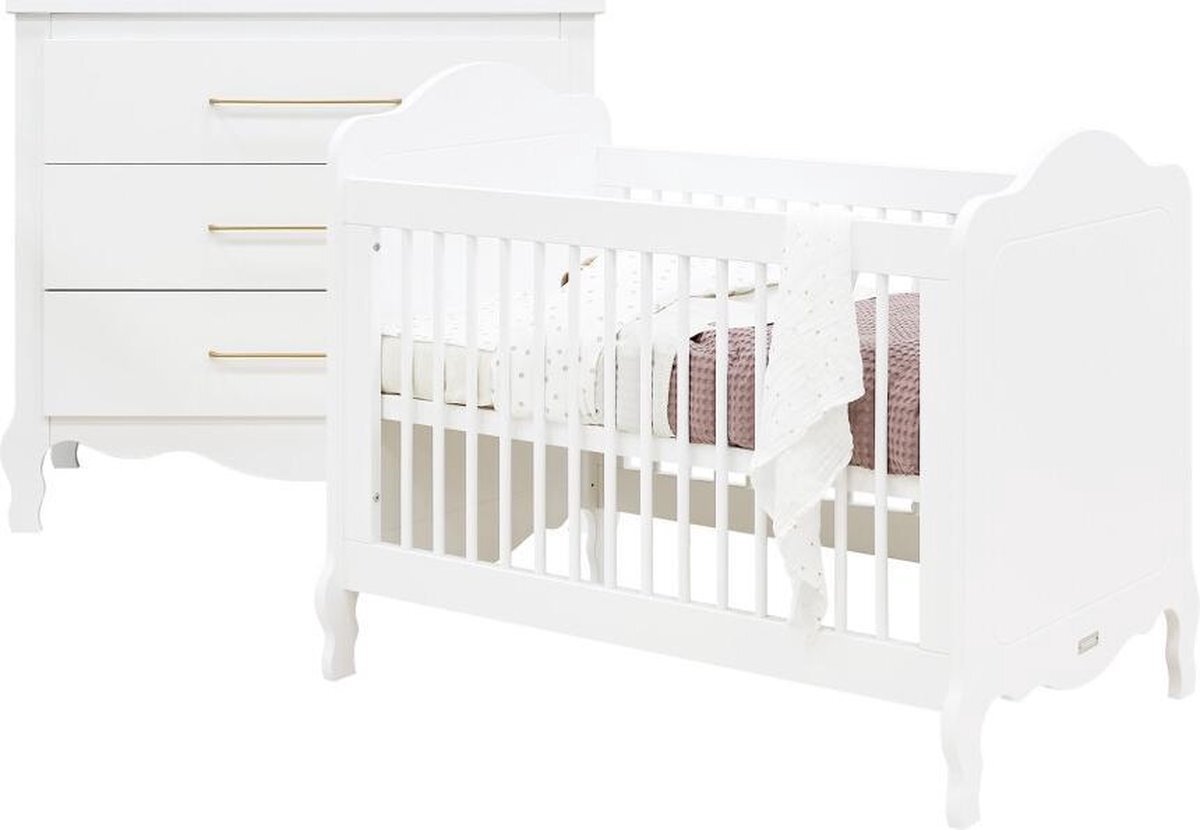 Bopita Elena 2-delige babykamer - Wit