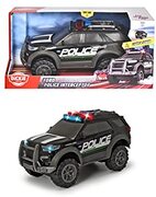 simba Dickie Toys – Ford Interceptor Polizeiauto – Polizei-SUV als Spielzeugauto, 30cm, mit Freilauf, Blinklicht und Sirene, für Kinder ab 3 Jahren