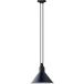 DCW Suspension Lampe Gras 322 L, conique, bleue