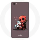 Maniacase Etui voor Huawei P8 Lite DeadPool eenhoorn