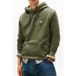 Tommy Hilfiger Tjm Reg Badge Hoodie Pewter Green Tonal