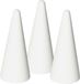 Rayher hobby materialen Piepschuim kegel - 3x - wit - H21 cm