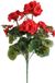 Merkloos Kunstbloem geranium 45 cm, rood