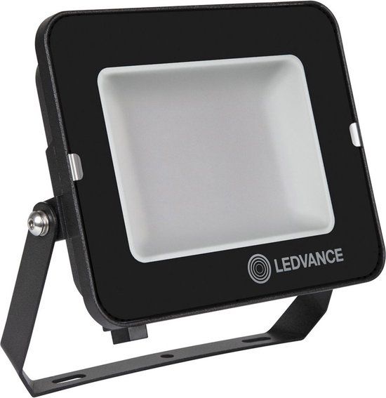 Ledvance LED Breedstraler Compact Zwart 50W 5000lm 100D - 865 Daglicht | IP65 - Symmetrisch